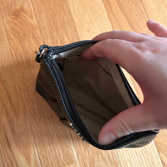 Coach Black Leather Wristlet - Picture 2 of 5